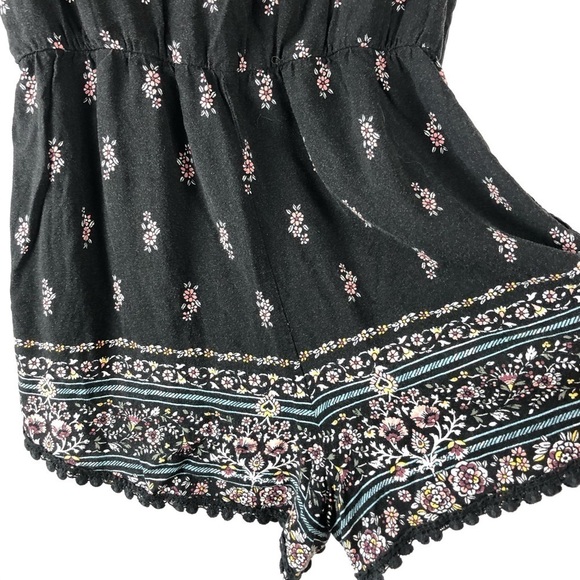 BLACK print romper S - Picture 3 of 5